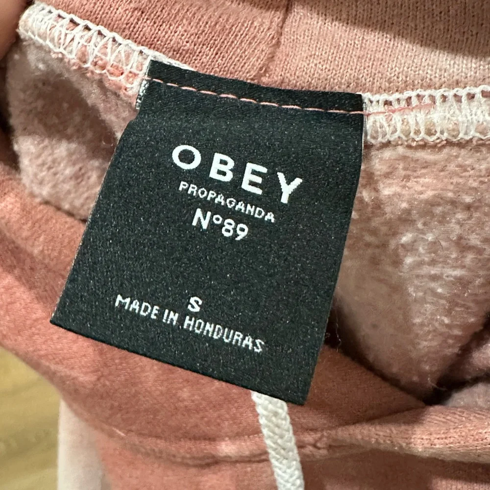 Obey Rose Hoodie – Pink Tie-Dye – Size Small - Picture 4 of 6